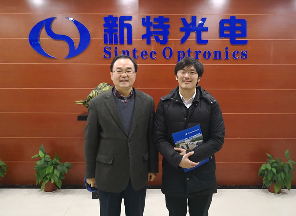 Mr. Lee of International Enterprise Singapore visited Sintec