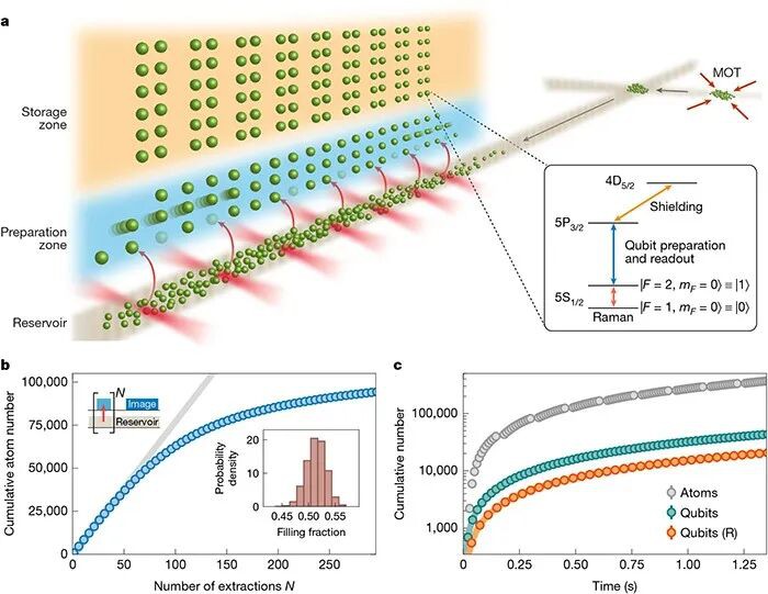 Continuous operation of a coherent 3,000-qubit system