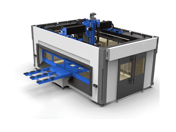 High Precision 3D 5-axis Compact Metal Laser Cutting Machine
