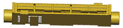 diode laser chip bar stack