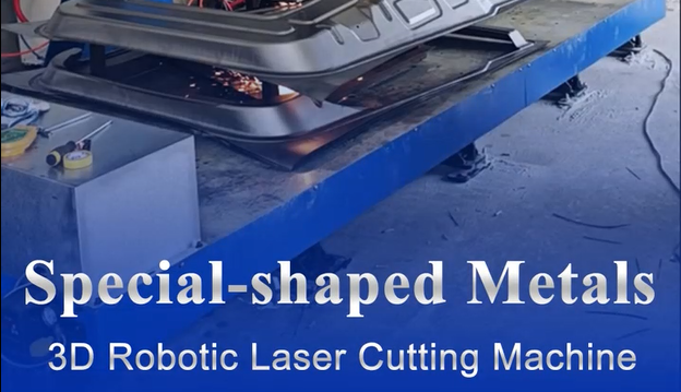 3D Robotic Laser Cutting Machine Special-shaped Metals
