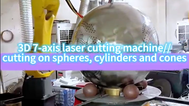 3D 7-axis Laser Cutting Machine