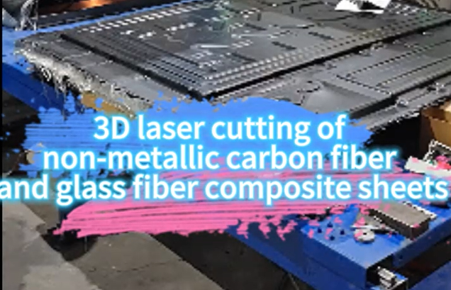 3D Laser Cutting of Non-metallic Carbon Fiber and Glass Fiber Composite Sheets